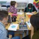 Classe de dibuix conjunta amb l’institut Consell de Cent