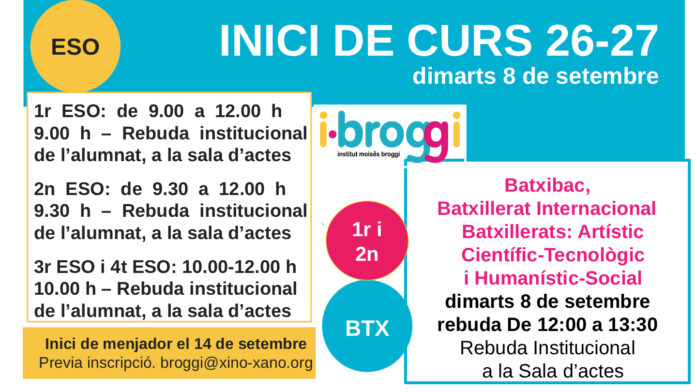 inici de curs 26-27
